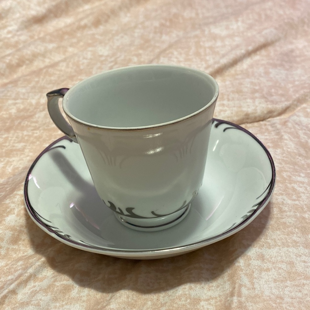 Style House Fine China Cup/Saucer Combo Embassy Collection Set of 5